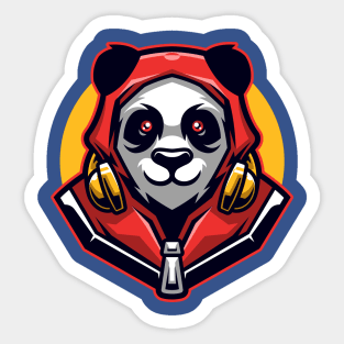 Japanese Panda Sticker